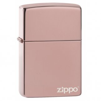 Zippo - High Polished Rose With Zippo Logo
