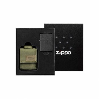 Zippo - Lighter Pouche (Etui) - Molle Pouch Green And Lighter Gift Set