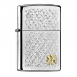 Zippo - This Stunning Four Leaf Clover