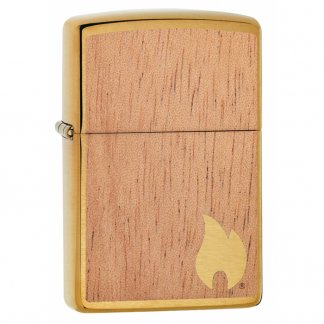 Zippo - Woodchuck Brushed Brass
